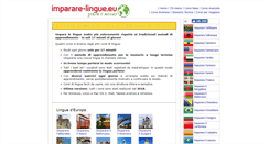 Desktop Screenshot of imparare-lingue.eu